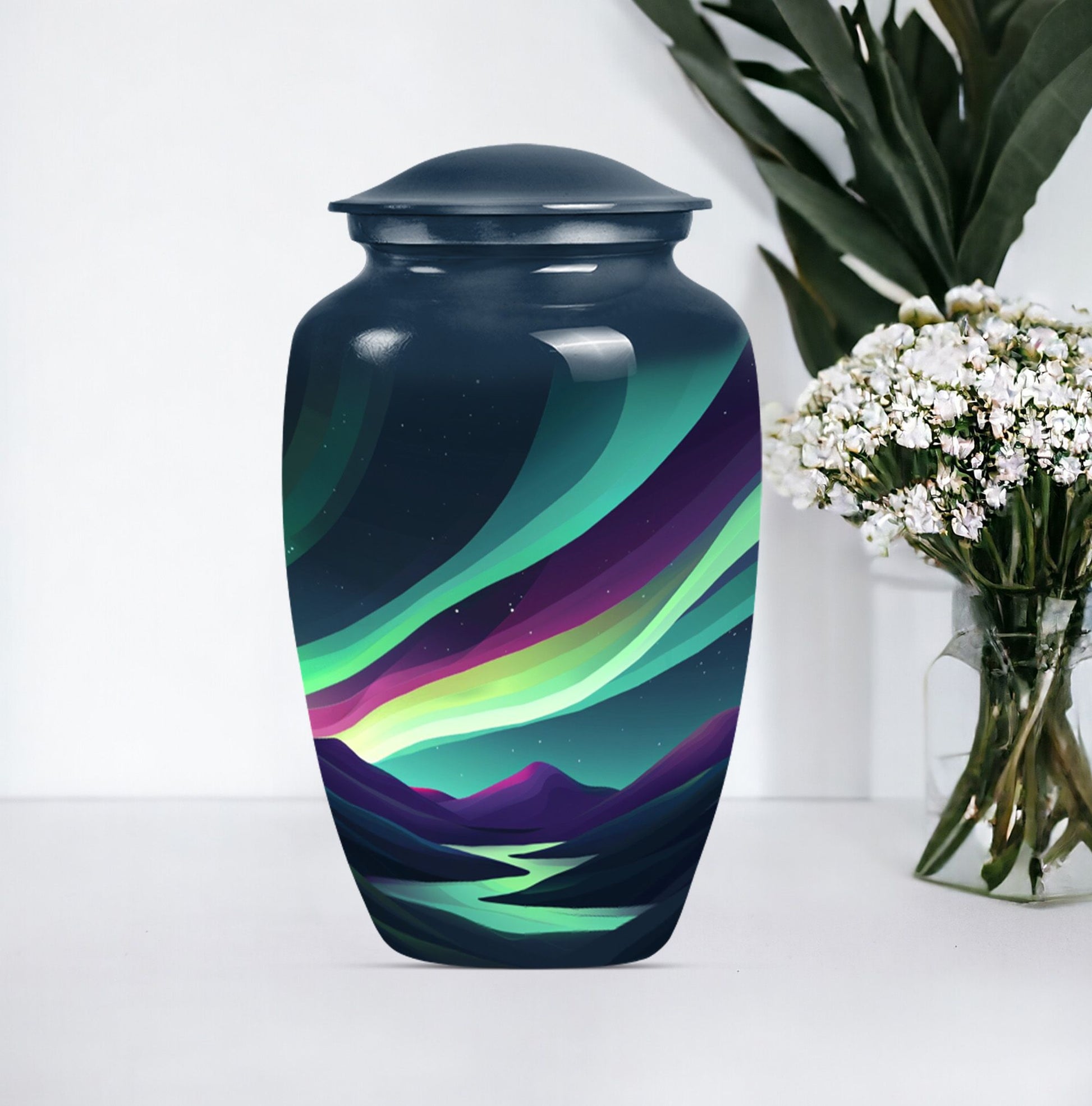 Classic urn designed for cremation ashes, 