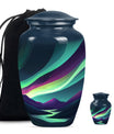 Northern Lights Mini Keepsake Funeral, Ashes Cremation Urn