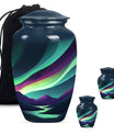 Northern Lights Mini Keepsake Funeral, Ashes Cremation Urn