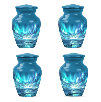 Personalized Galaxy Memorial Urn for Human Ashes - 10-inch, 200 cu in - Yatskia