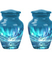 Northern Lights Memorial Urn For Ashes Large Funeral, Ashes Urn