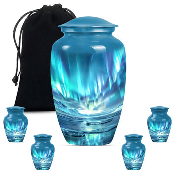 Large Urn with 4 Small Urn