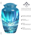 Northern Lights urn 