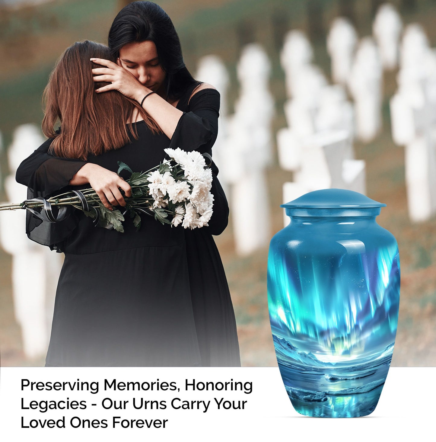 Northern Lights urn 