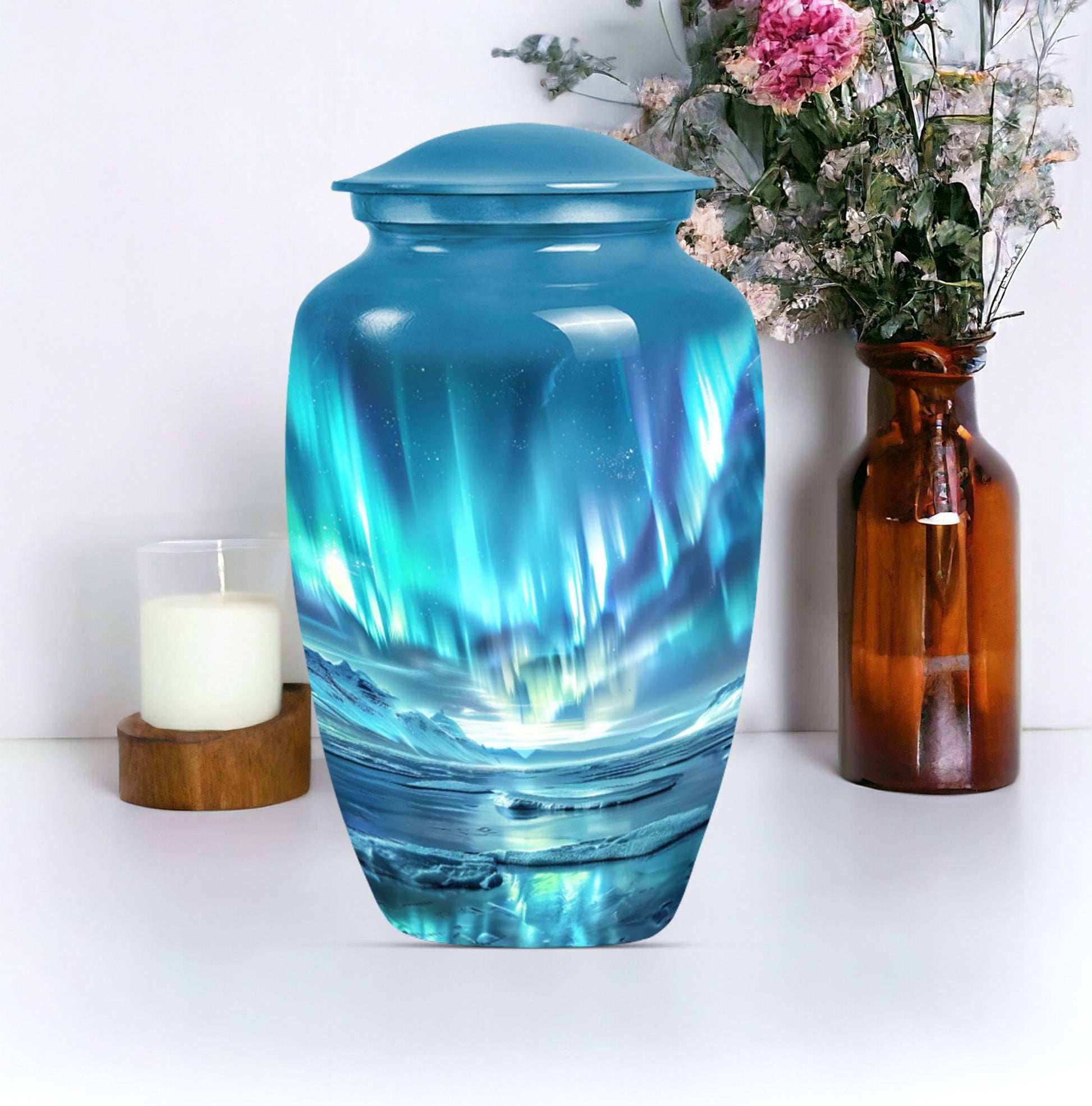 Northern Lights urn 