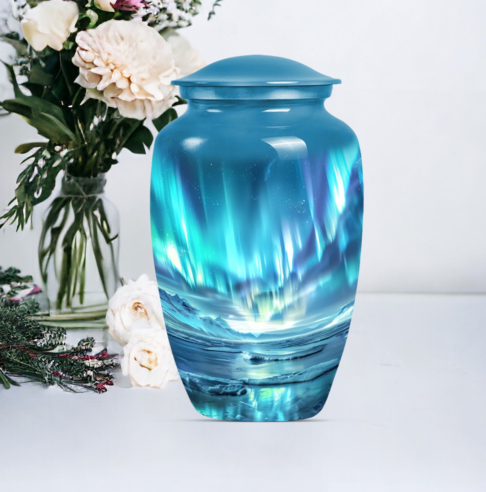Northern Lights urn 