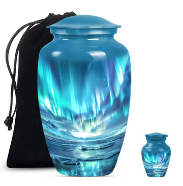 Large Urn With 1 Keepsake Urn