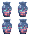 Northern Lights Small Urn For Human Ashes Funeral, Ashes Urn For Ashes