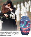 northern lights urn.