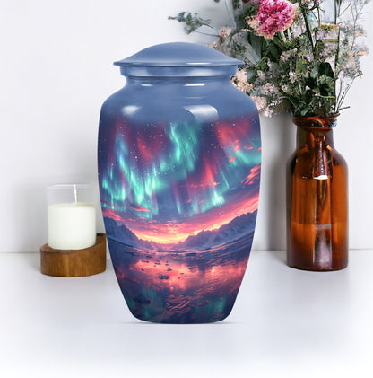 northern lights urn.