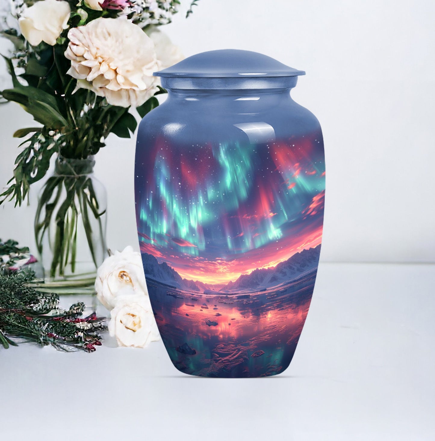 northern lights urn.