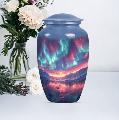 northern lights urn.
