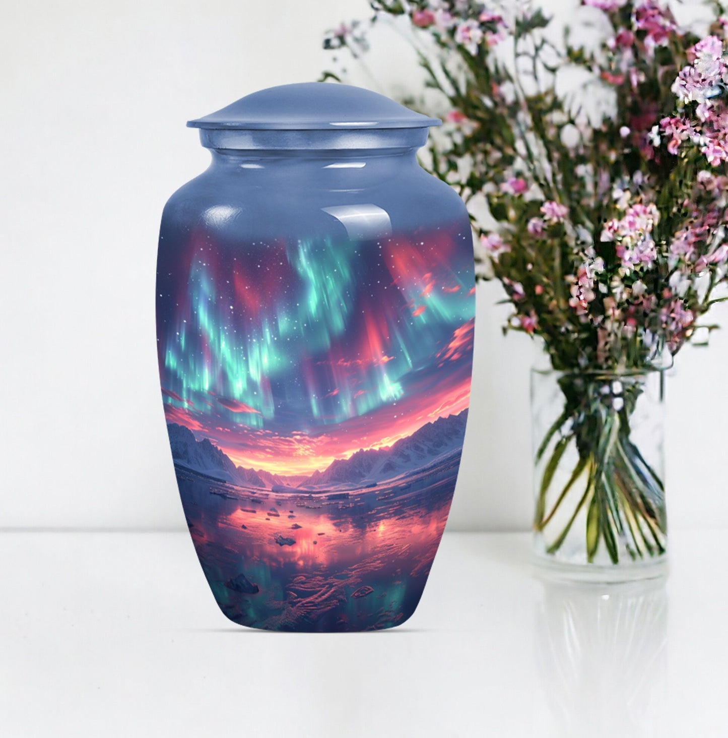 northern lights urn.