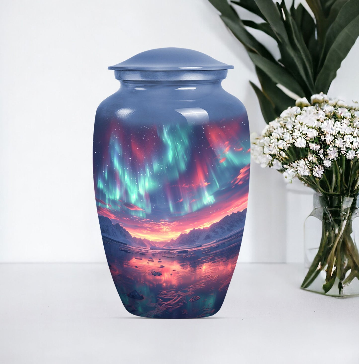 northern lights urn.