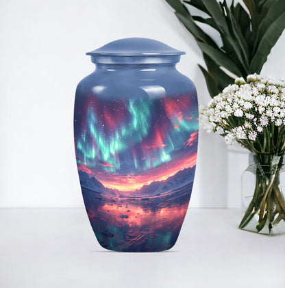northern lights urn.