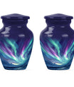 Northern Lights Funeral Urns For Ashes - Cremation Urn For Human