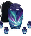 Northern Lights Funeral Urns For Ashes - Cremation Urn For Human