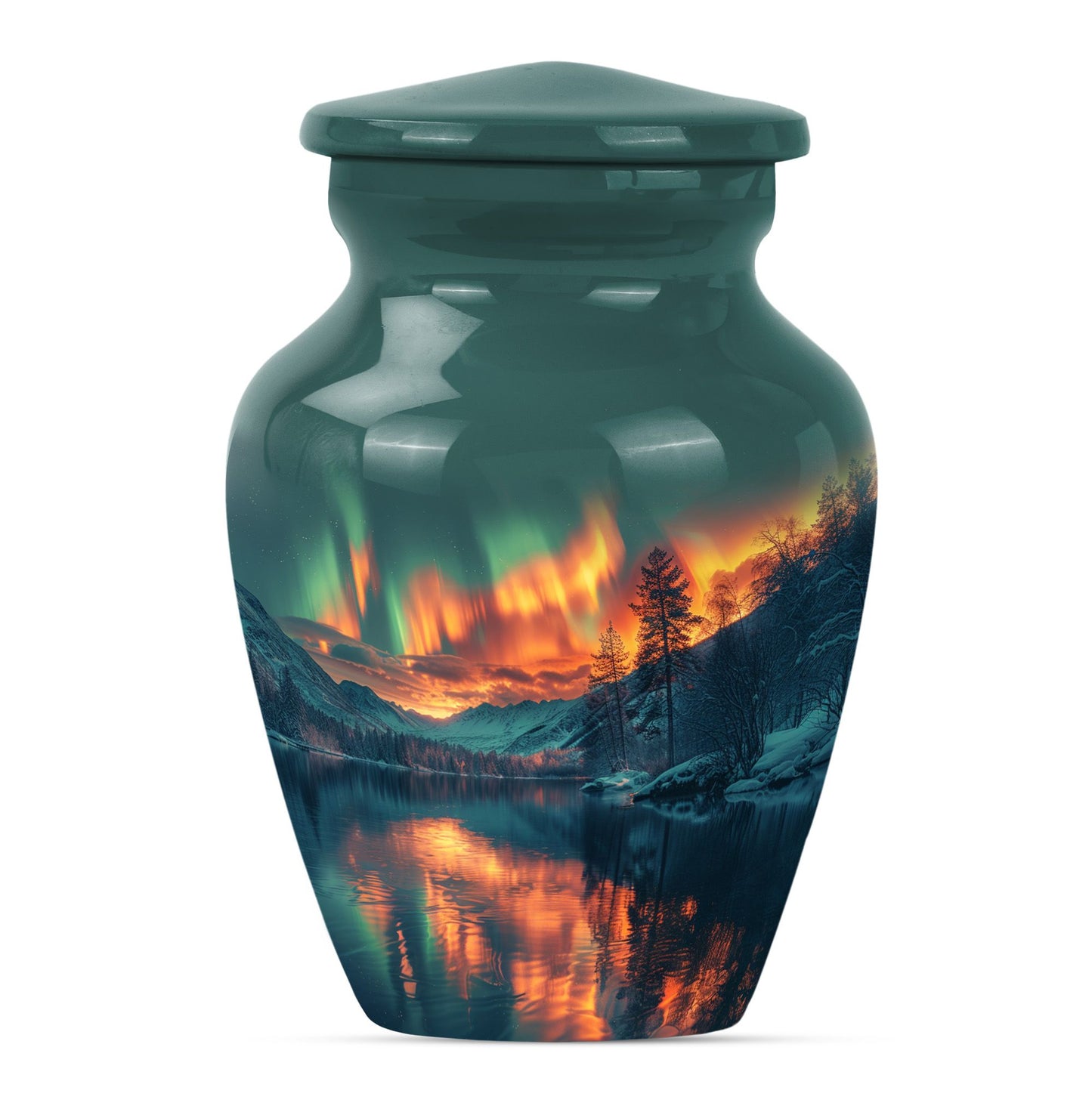 Classic 10 inch northern lights urn.