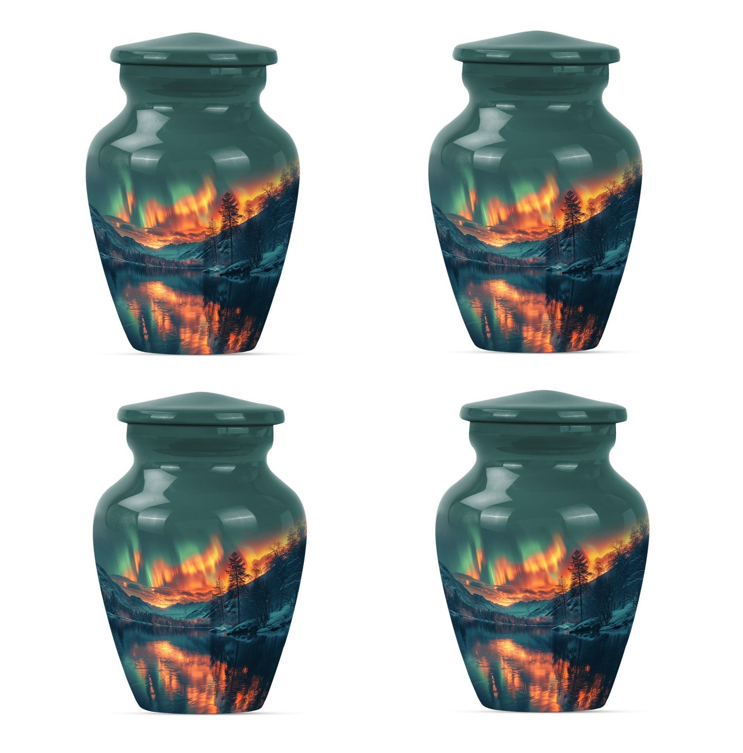 Classic 10 inch northern lights urn.