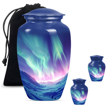 Large Urn with 2 Mini Urn