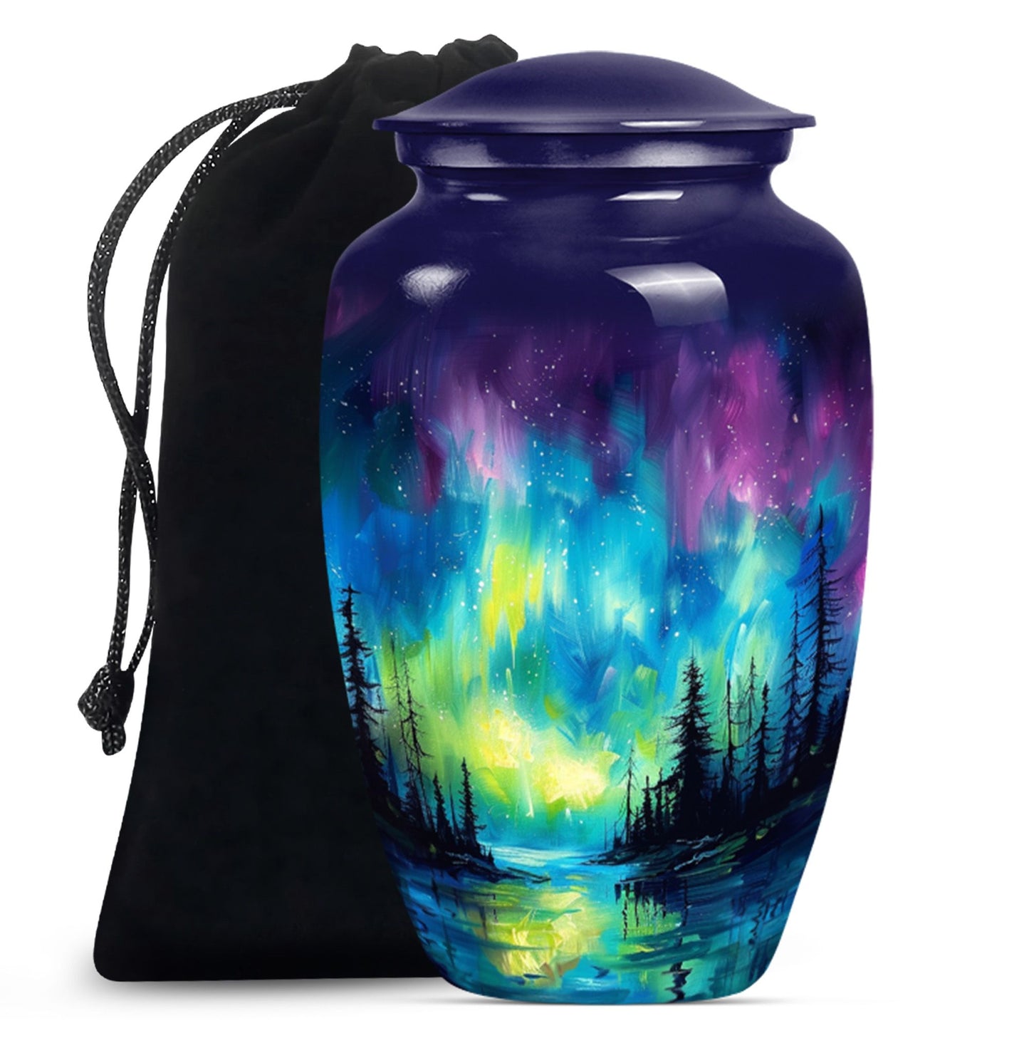 northern lights urn for adult ashes