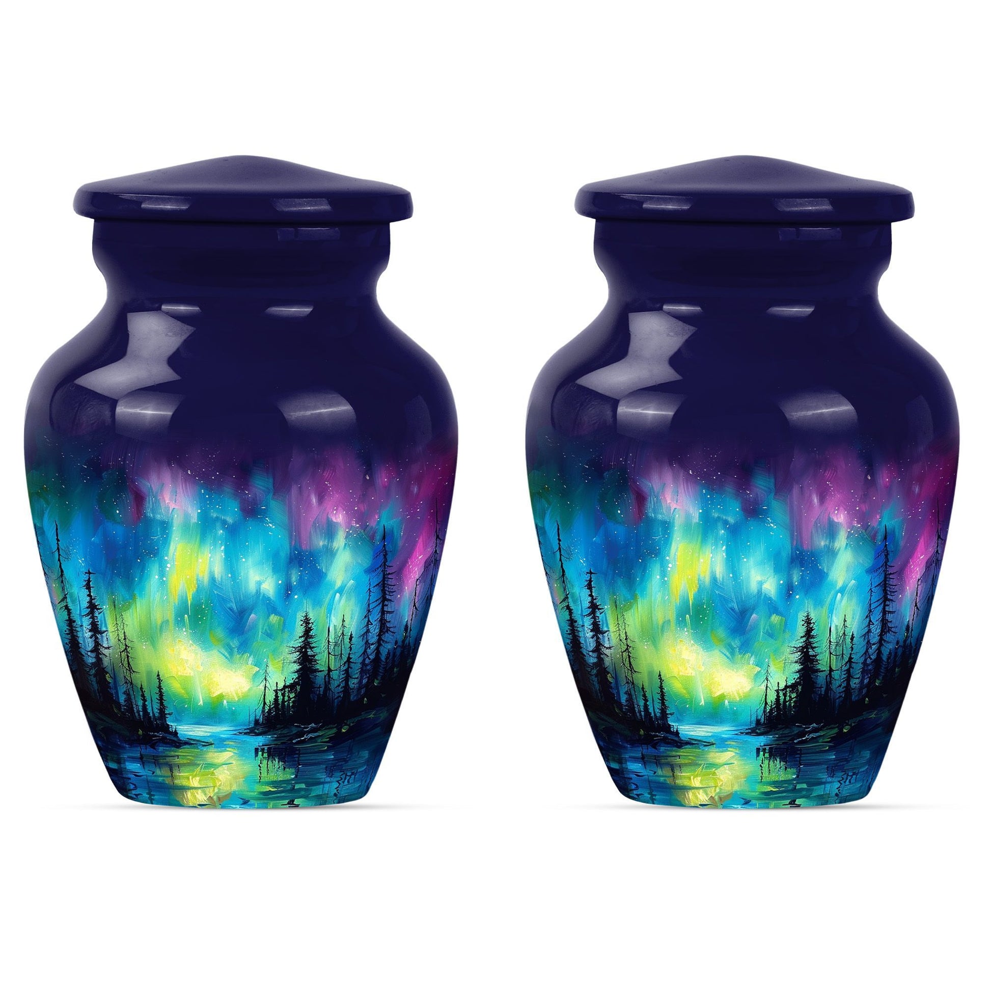 northern lights urn for adult ashes