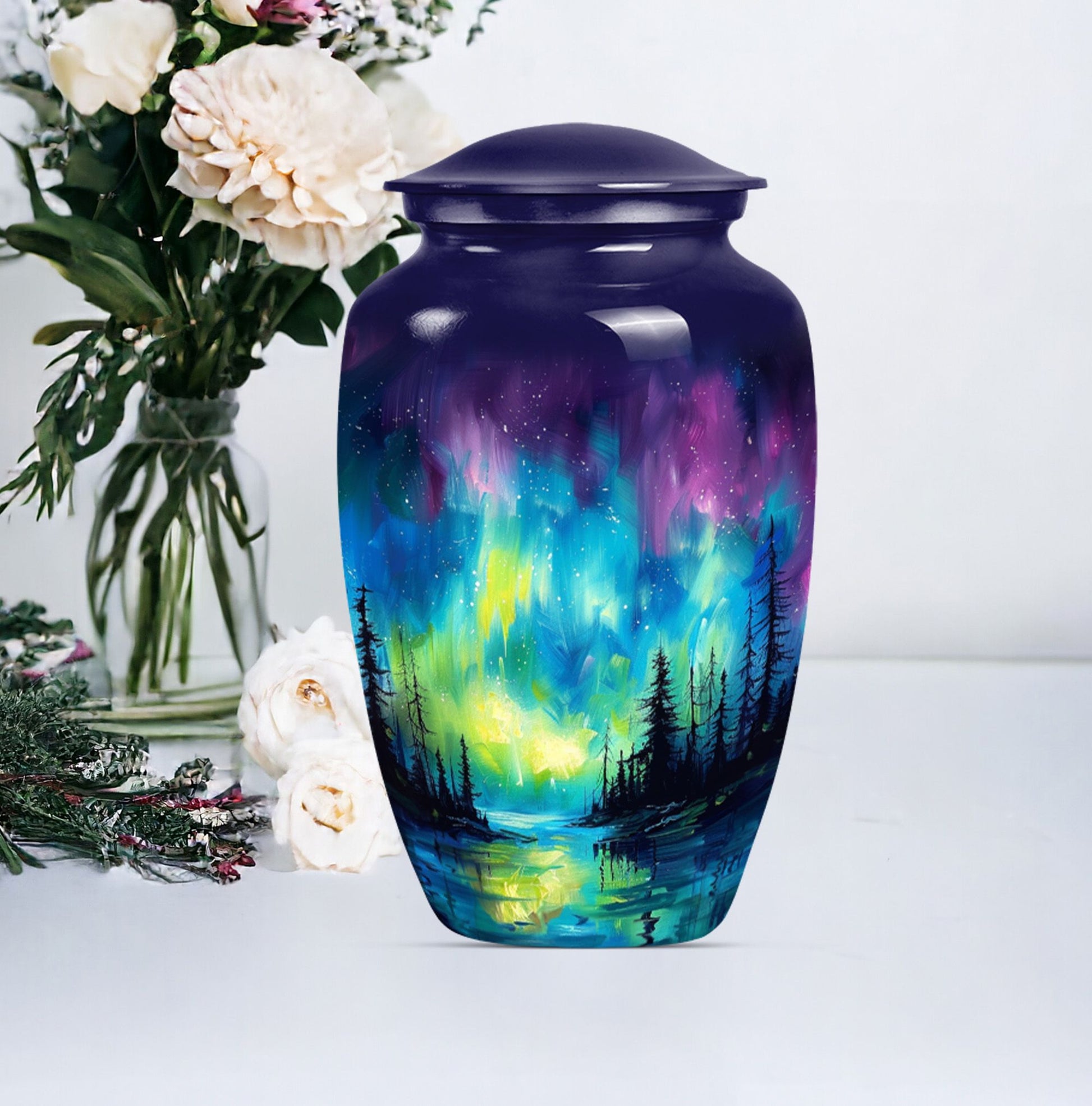 northern lights urn for adult ashes