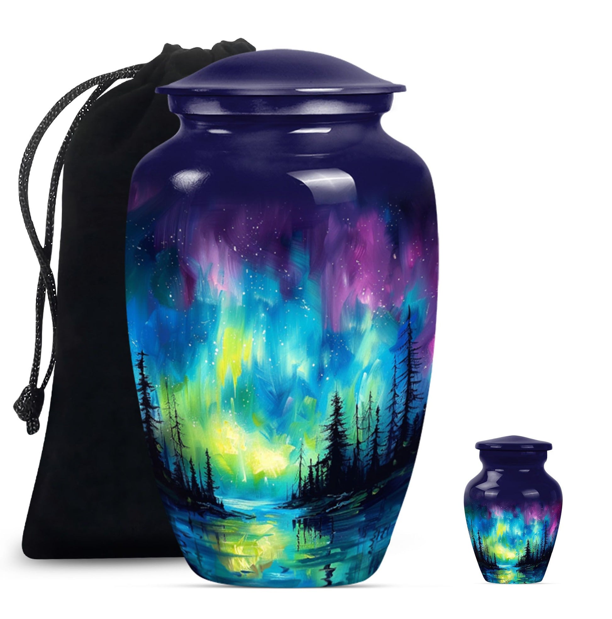 northern lights urn for adult ashes