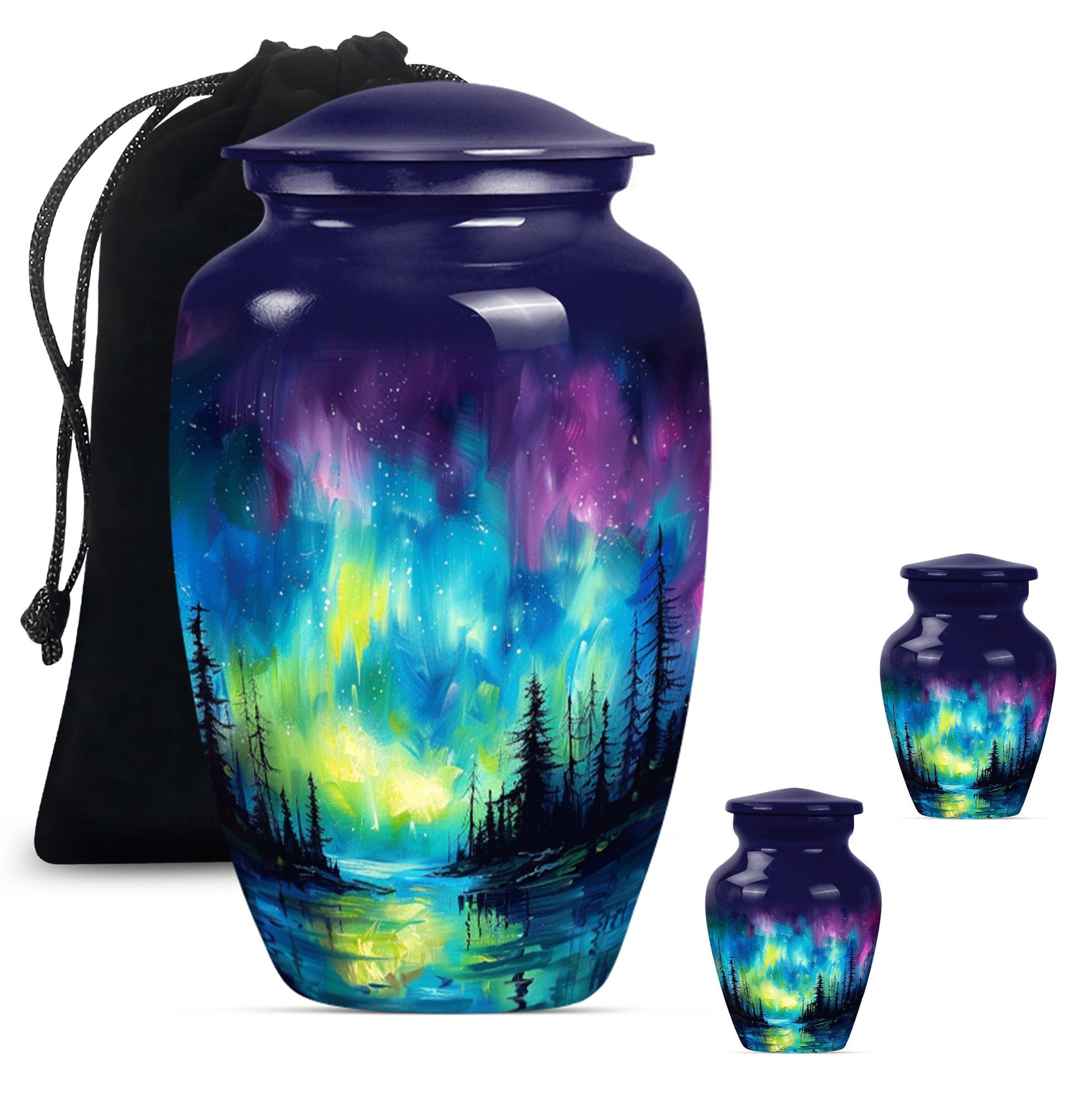 northern lights urn for adult ashes