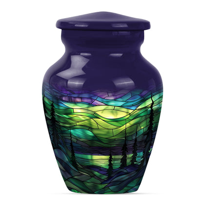 stained glass urn for adult female ashes