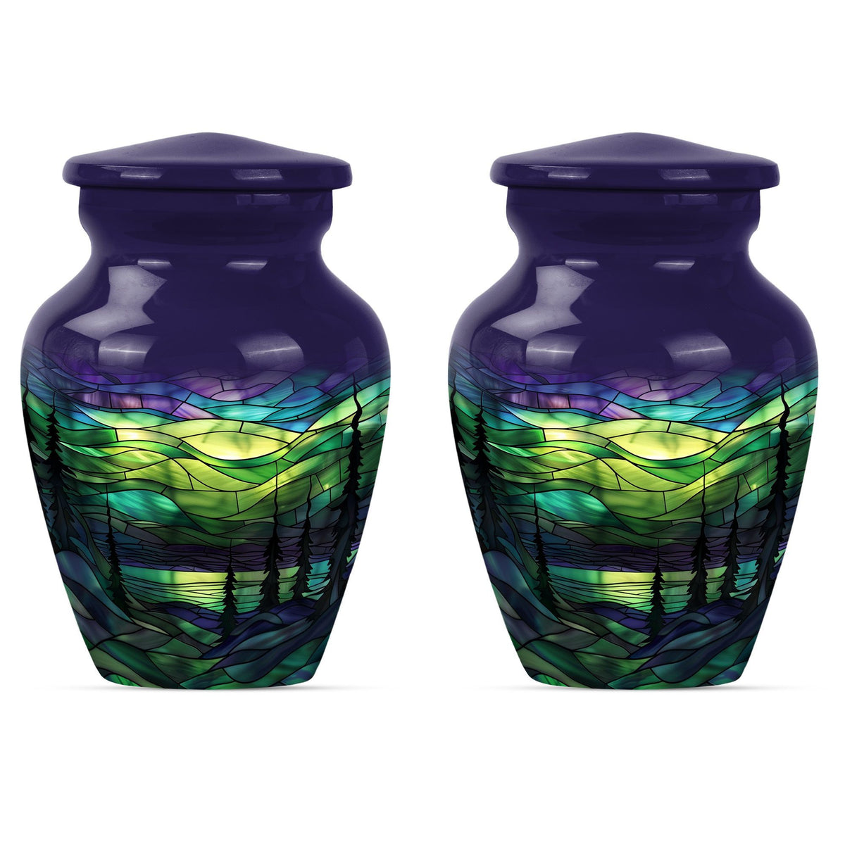 stained glass urn for adult female ashes