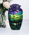 stained glass urn for adult female ashes