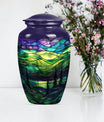 stained glass urn for adult female ashes