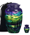 stained glass urn for adult female ashes