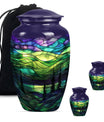 stained glass urn for adult female ashes