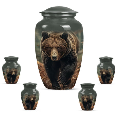  Bear Urn in Purple Meadow 