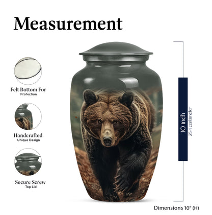  Bear Urn in Purple Meadow 