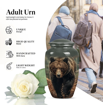  Bear Urn in Purple Meadow 