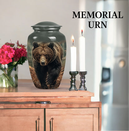  Bear Urn in Purple Meadow 