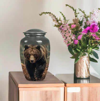  Bear Urn in Purple Meadow 
