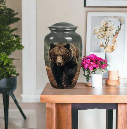  Bear Urn in Purple Meadow 