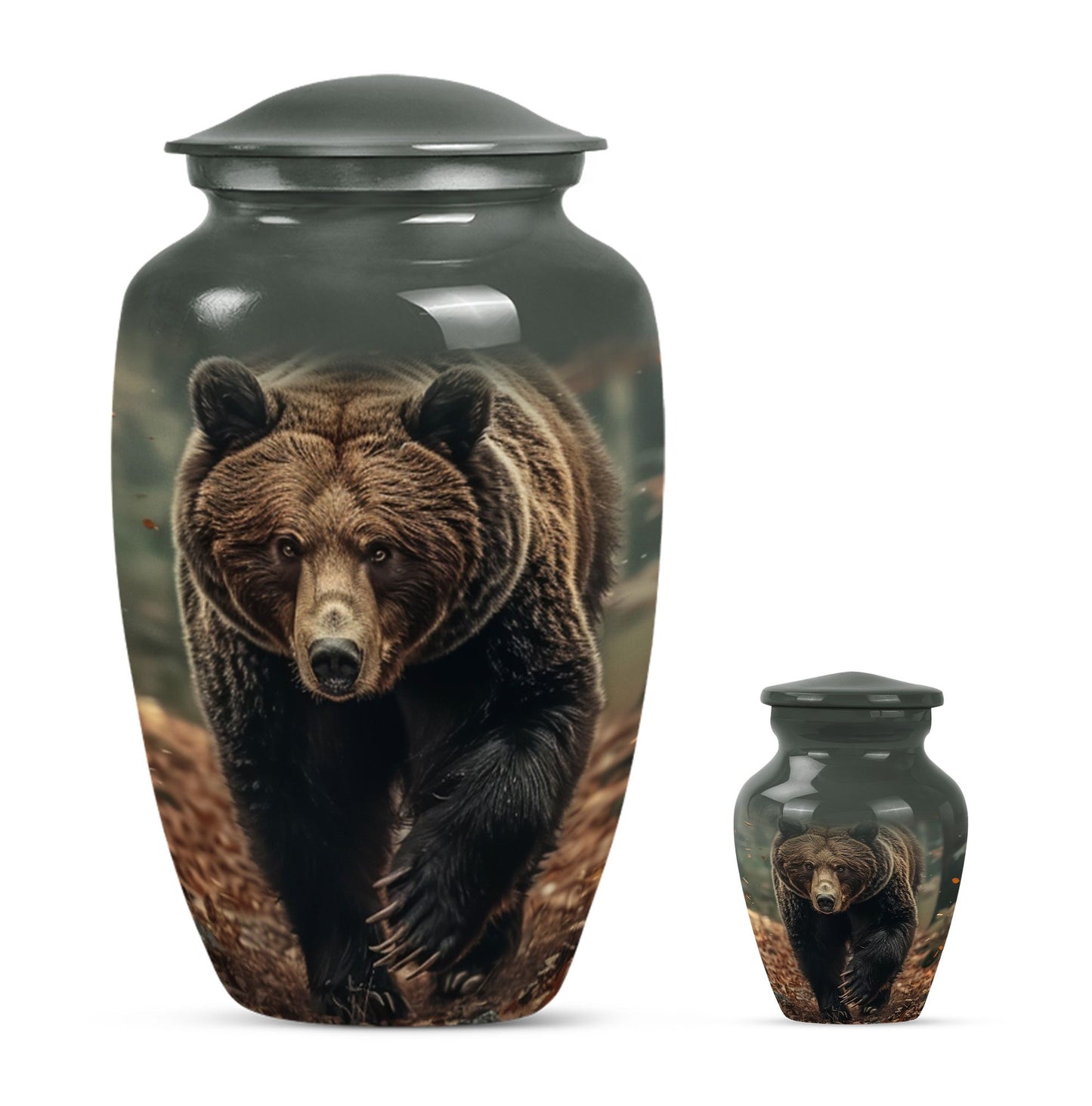  Bear Urn in Purple Meadow 