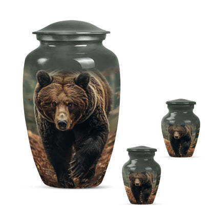  Bear Urn in Purple Meadow 