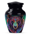 Purple Meadow Bear Urn, 