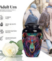 Purple Meadow Bear Urn, 