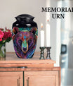 Purple Meadow Bear Urn, 
