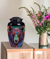 Purple Meadow Bear Urn, 