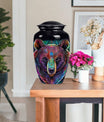 Purple Meadow Bear Urn, 