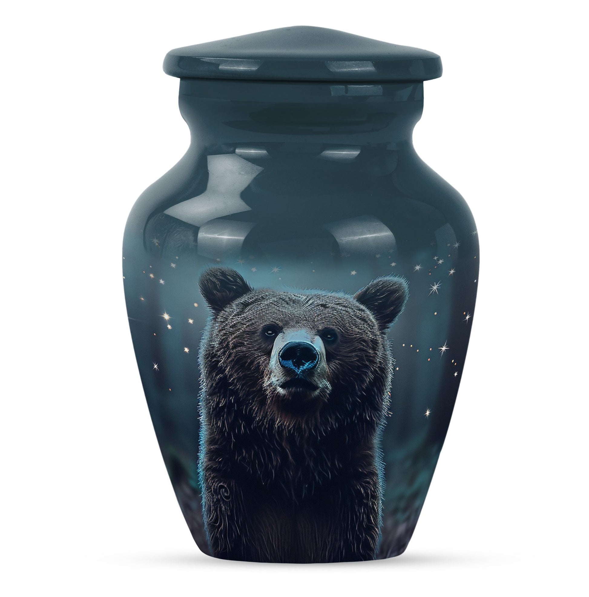 Bear Mini Urn For Ashes Adult Male Funeral, Ashes Cremation Urn