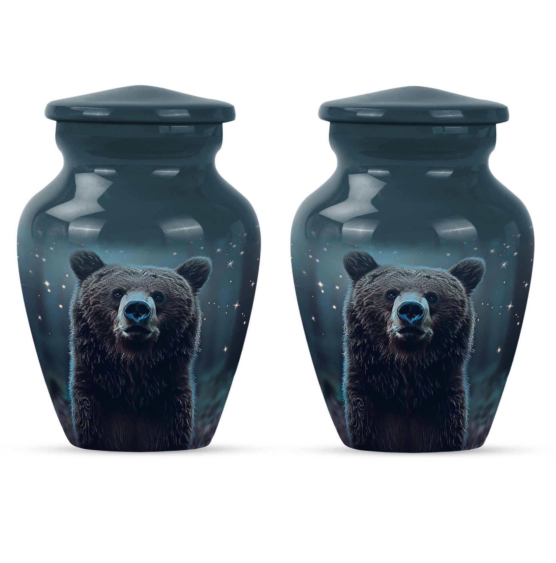 Bear Mini Urn For Ashes Adult Male Funeral, Ashes Cremation Urn